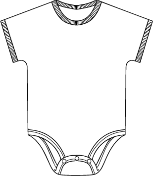 Custom-printed baby wear