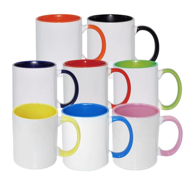 15oz Coloured Inner & Handle Ceramic Mug Thumbnail