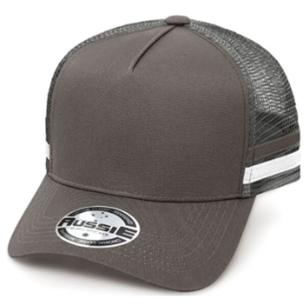 A-Frame Striped Trucker Cap Thumbnail
