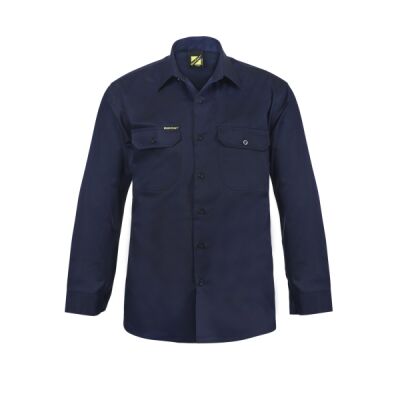 LONG SLEEVE COTTON DRILL SHIRT Thumbnail