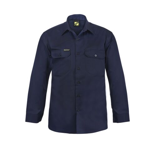 LONG SLEEVE COTTON DRILL SHIRT Thumbnail