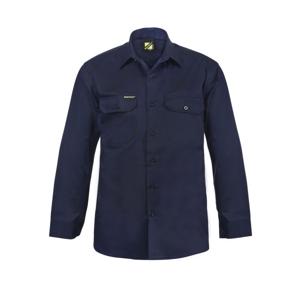 LONG SLEEVE COTTON DRILL SHIRT Thumbnail
