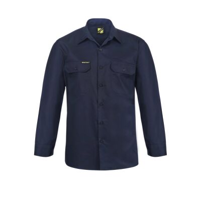 LIGHTWEIGHT LONG SLEEVE VENTED COTTON DRILL SHIRT Thumbnail