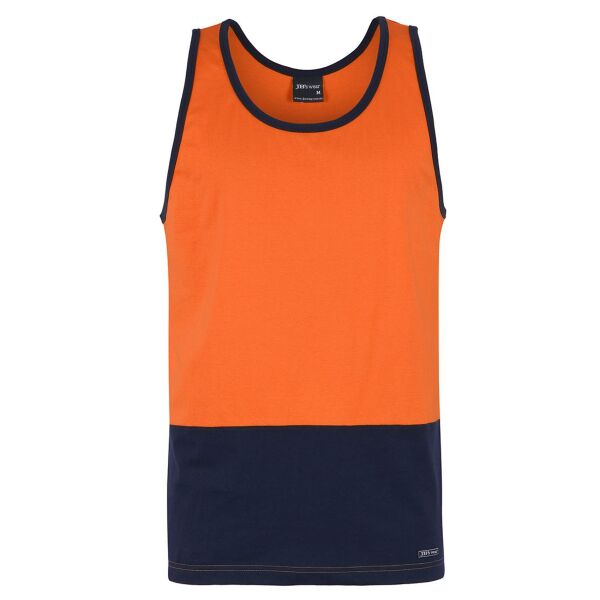 JB's Hi Vis Cotton SInglet Thumbnail