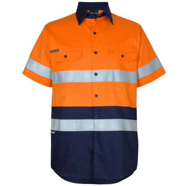 JB's HI VIS (D+N) S/S 150G WORK SHIRT Thumbnail