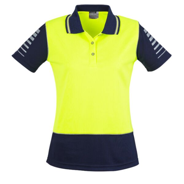 Womens Hi VIs Zone Short Sleeve Polo Thumbnail